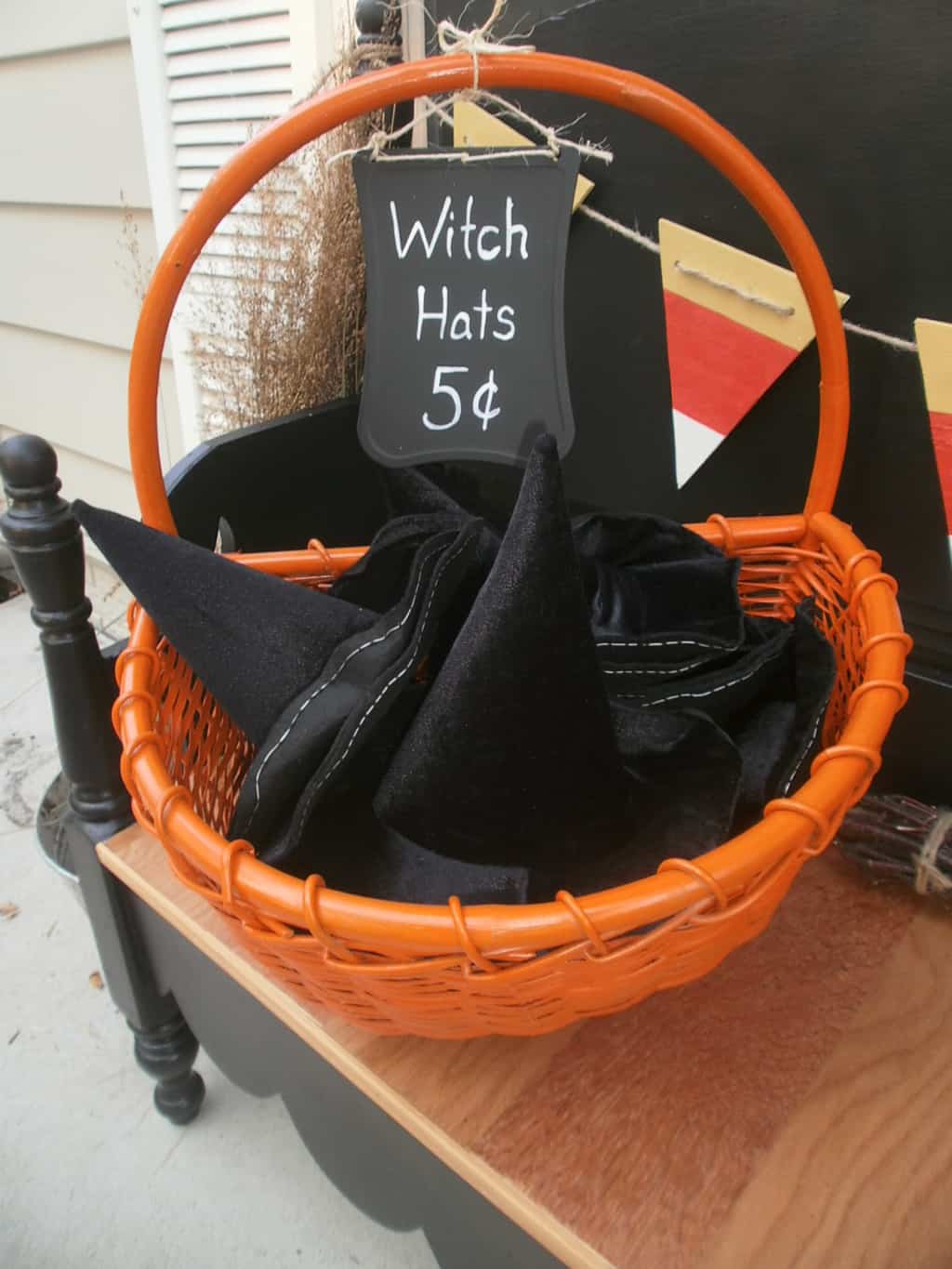 Witch Hat Halloween Decoration - My Creative Days