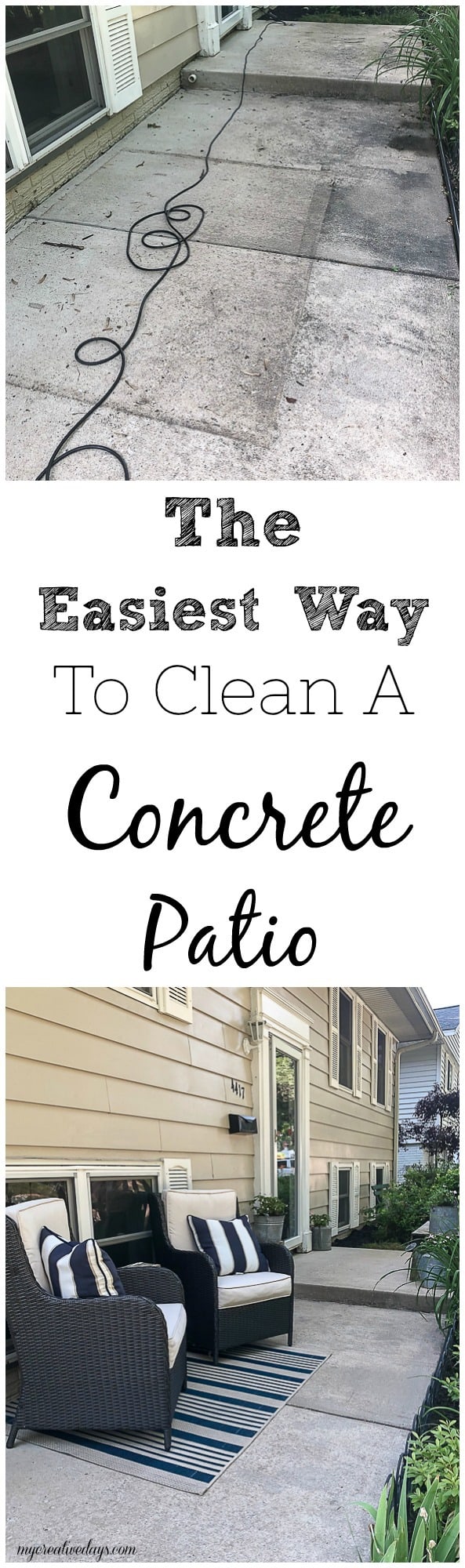 The Easiest Way To Clean A Concrete Patio My Creative Days