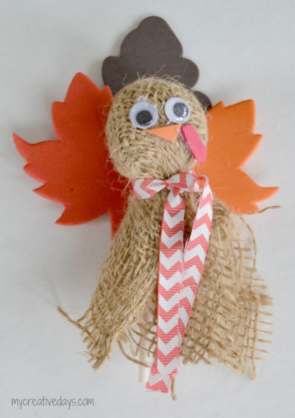 Thanksgiving Craft: Turkey Pops - My Creative Days