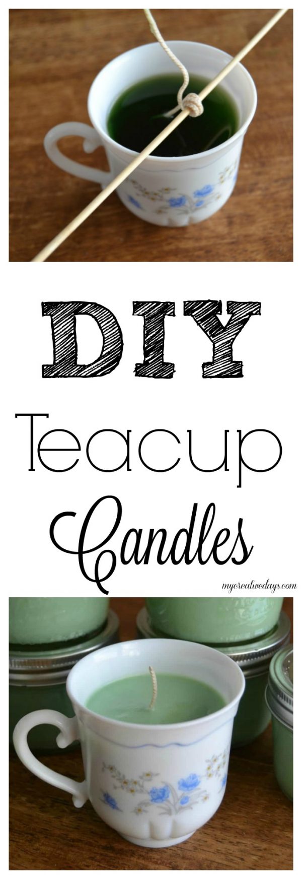 These DIY Teacup Candles Are Easy To Create And Make Great Gifts!