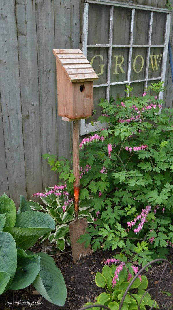 A Repurposed Bird House That Adds Whimsy To Your Yard