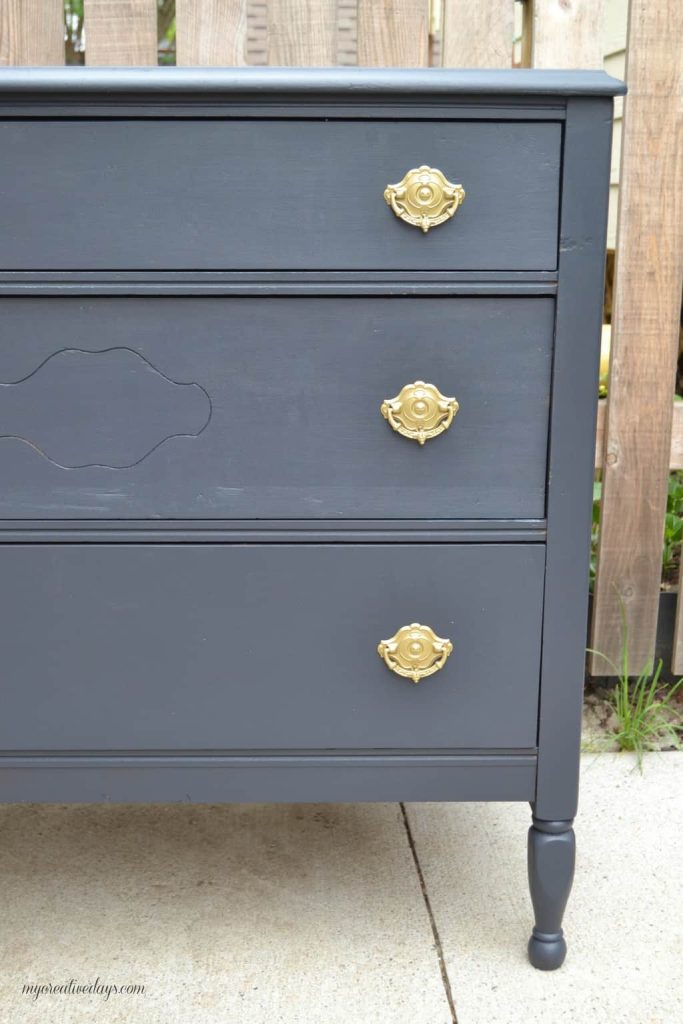 Do you have an old dresser that has seen better days? This Charcoal DIY Dresser Makeover will show you how to breathe new life into it!