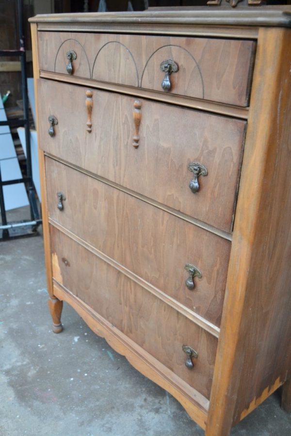 DIY Painted Gray Dresser Makeover That Is Easy To Do