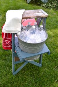 Drink Station Made From Ladder To Serve Drinks At Your Next Party