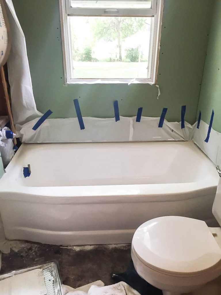 How to Refinish a Bathtub on a Budget 