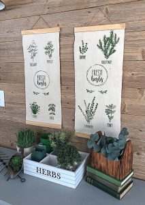 DIY Botanical Herb Wall Hanging Easy 1 213x300 