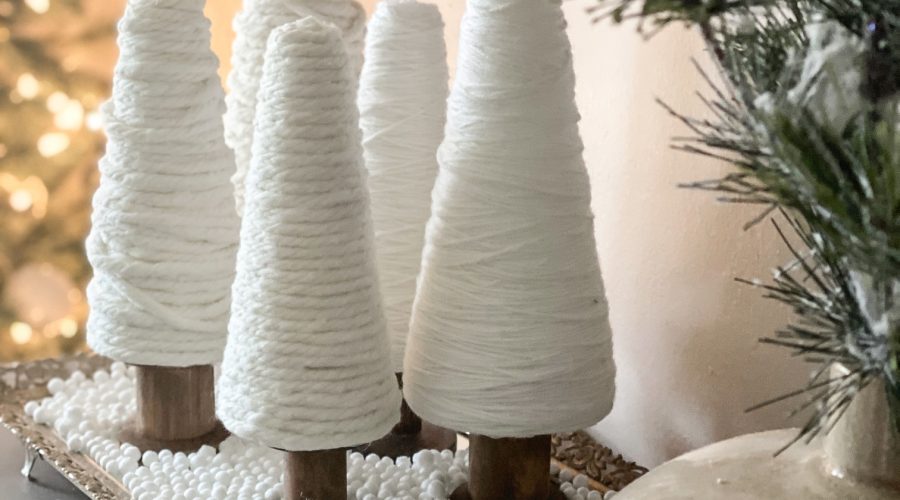 Christmas trees come in all shapes, sizes and colors, but these upcycled ribbon spool Christmas trees might be the cutest ones of all.