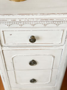 DIY Painted And Glazed Side Table - My Creative Days