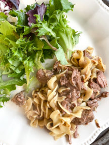 5 Ingredient Beef and Noodles In The Slow Cooker - My Creative Days
