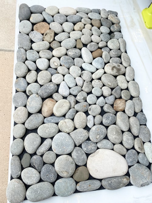 Learn how to create a DIY rock mat for your home spa. This easy tutorial shows you how to bring a luxurious, tranquil touch to your self-care routine.