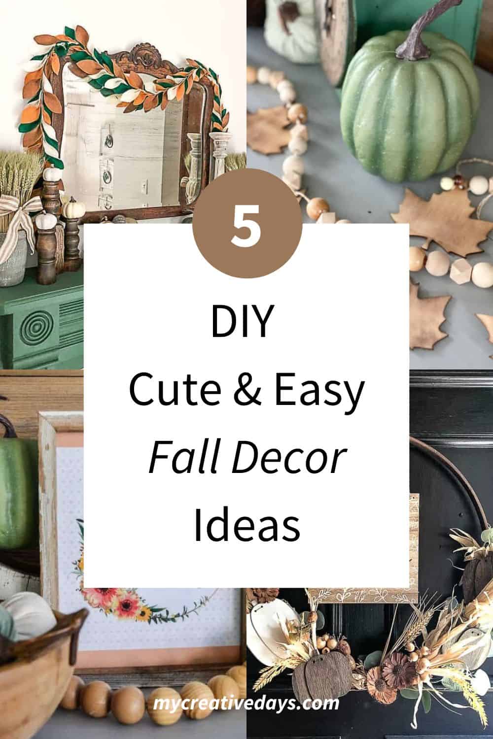 5 DIY Fall Projects - My Creative Days