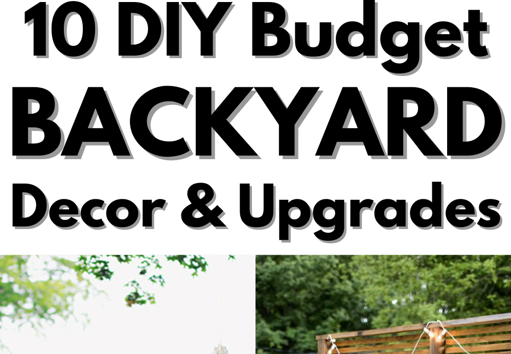 Budget Friendly Backyard Ideas My Creative Days