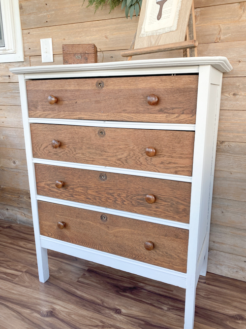Transform your dresser with ease using Dixie Belle Paint's Silk line. Learn how to achieve a flawless Dresser Makeover With Silk Paint and save time and money!