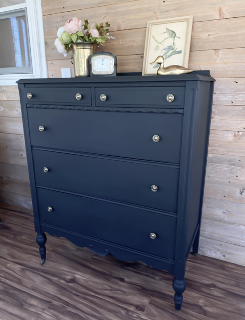 Discover how to transform your furniture with our Black Tall Dresser Makeover tutorial! Step-by-step painting guide for a stunning DIY dresser transformation.