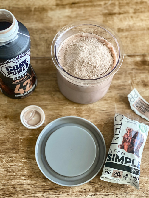 Enjoy this 3 ingredient high protein chocolate brownie ice cream recipe. Enjoy a low calorie, high protein delicious dessert that will satisfy your sweet tooth guilt-free!