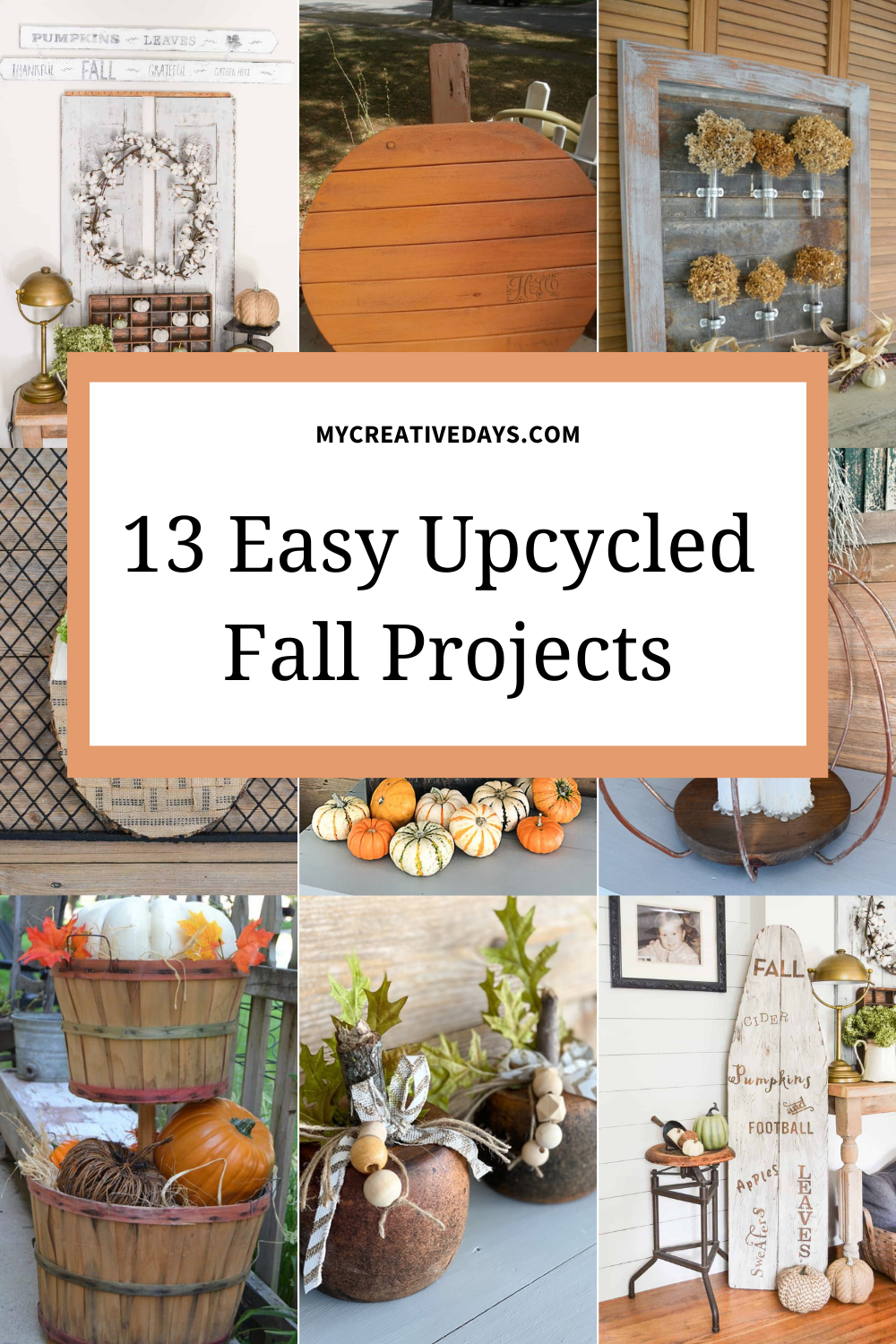 Upcycled Fall Projects for Festive Decor