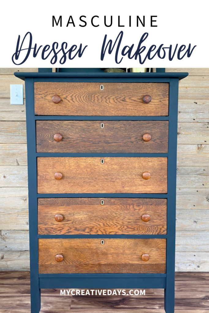 Elevate your project with this Masculine Dresser Makeover Tutorial. Learn how to transform furniture into a bold, stylish piece with this step-by-step guide.