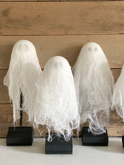 Create charming DIY tabletop ghosts for Halloween with our easy tutorial. Learn to make spooky yet adorable ghost decorations using simple materials at home.