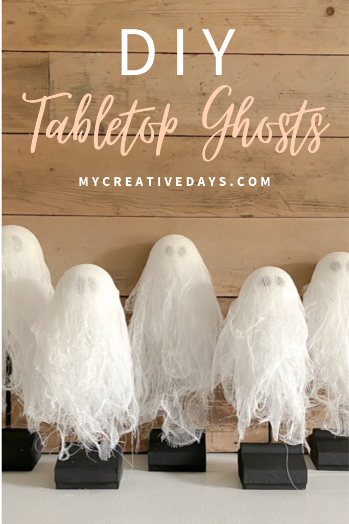 Create charming DIY tabletop ghosts for Halloween with our easy tutorial. Learn to make spooky yet adorable ghost decorations using simple materials at home.