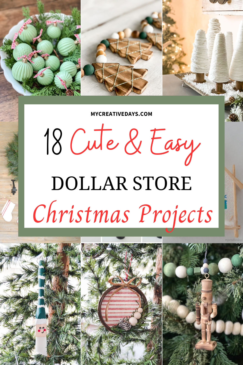 Dollar Store Christmas Projects