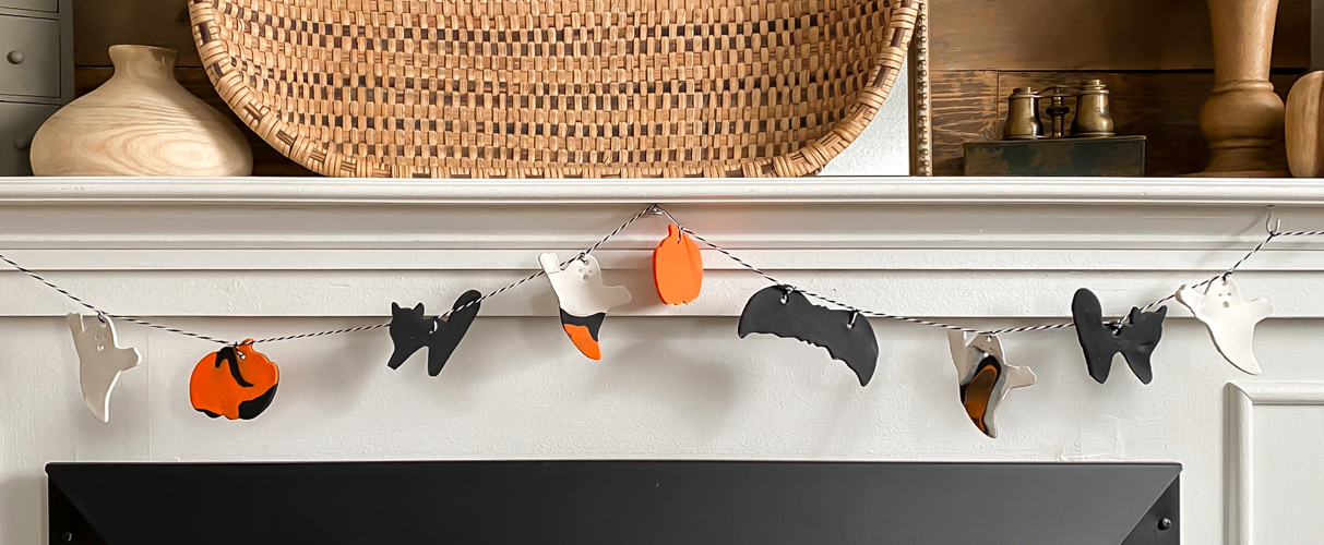 Create a spooky DIY Halloween Clay Garland with our easy step-by-step guide. Perfect for adding a handmade touch to your Halloween decorations this season!