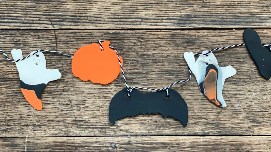 Create a spooky DIY Halloween Clay Garland with our easy step-by-step guide. Perfect for adding a handmade touch to your Halloween decorations this season!