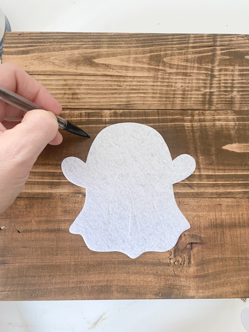 Create a DIY Halloween Ghost Sign with this easy tutorial! Perfect for Halloween decor, customize it to fit your style. Fun, simple, and budget-friendly!