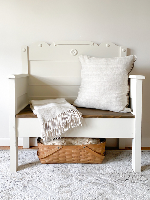 This DIY Vintage Bed Frame Bench shows you how to turn a vintage bed frame into a stunning DIY bench. Perfect for adding charm and functionality to your home!