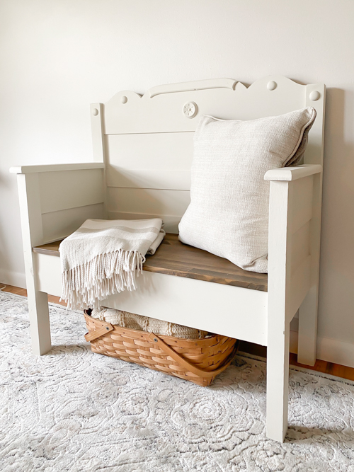 This DIY Vintage Bed Frame Bench shows you how to turn a vintage bed frame into a stunning DIY bench. Perfect for adding charm and functionality to your home!