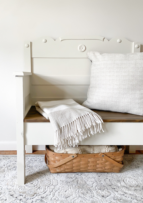 This DIY Vintage Bed Frame Bench shows you how to turn a vintage bed frame into a stunning DIY bench. Perfect for adding charm and functionality to your home!