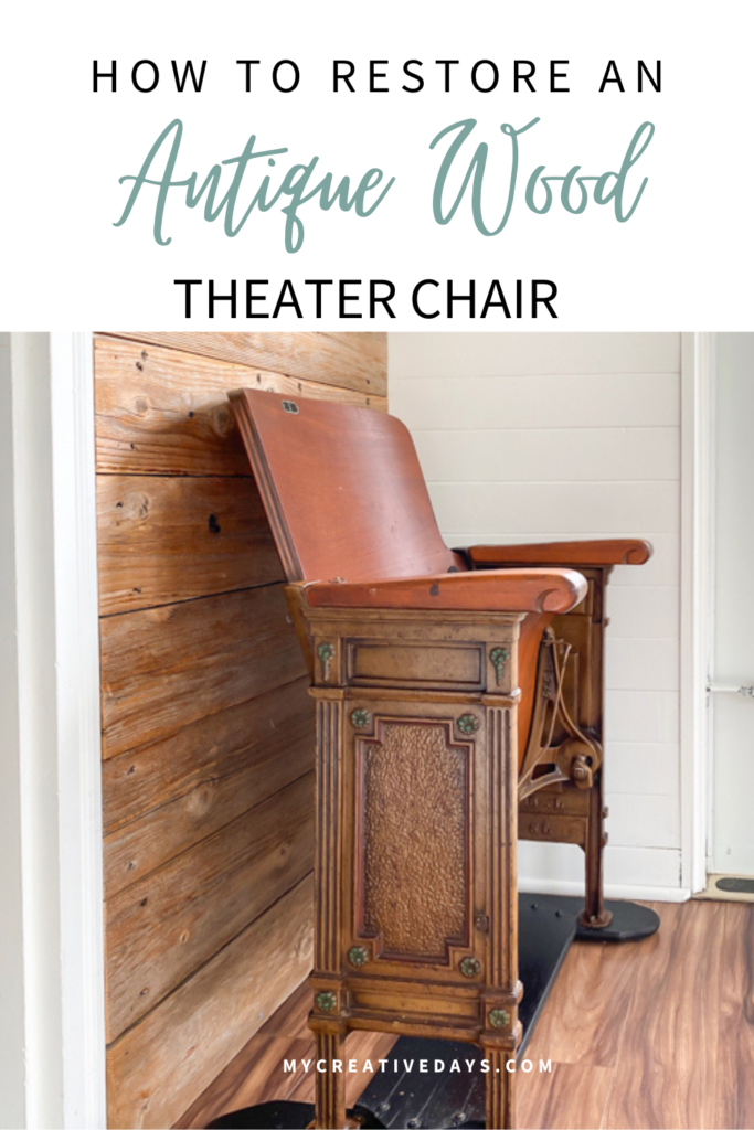 Learn how to restore antique wood theater chair using just two simple products. Follow this step-by-step guide to bring vintage seating back to life with ease.