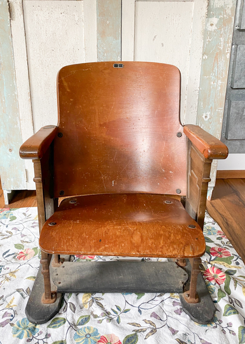 Learn how to restore antique wood theater chair using just two simple products. Follow this step-by-step guide to bring vintage seating back to life with ease.