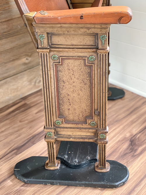 Learn how to restore antique wood theater chair using just two simple products. Follow this step-by-step guide to bring vintage seating back to life with ease.