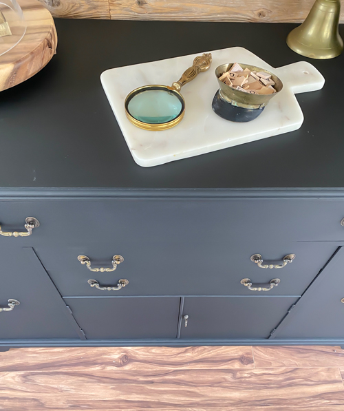 Discover how to achieve a stunning Painted Sideboard Makeover with step-by-step instructions, tips, and supply recommendations for a stylish transformation!