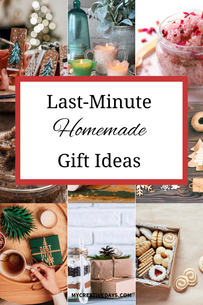 Discover 10 easy Last-Minute Homemade Gift Ideas that are quick, affordable, and thoughtful. Perfect for the holidays, make meaningful gifts in no time!