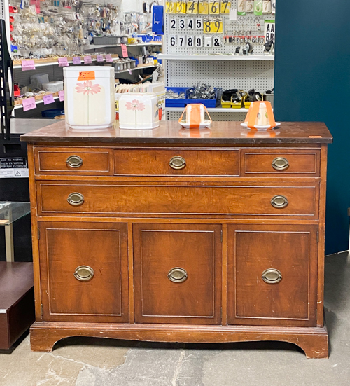 Transform an outdated piece into a stunning modern buffet makeover. Learn the products, steps, and tips to create a sleek, contemporary design.