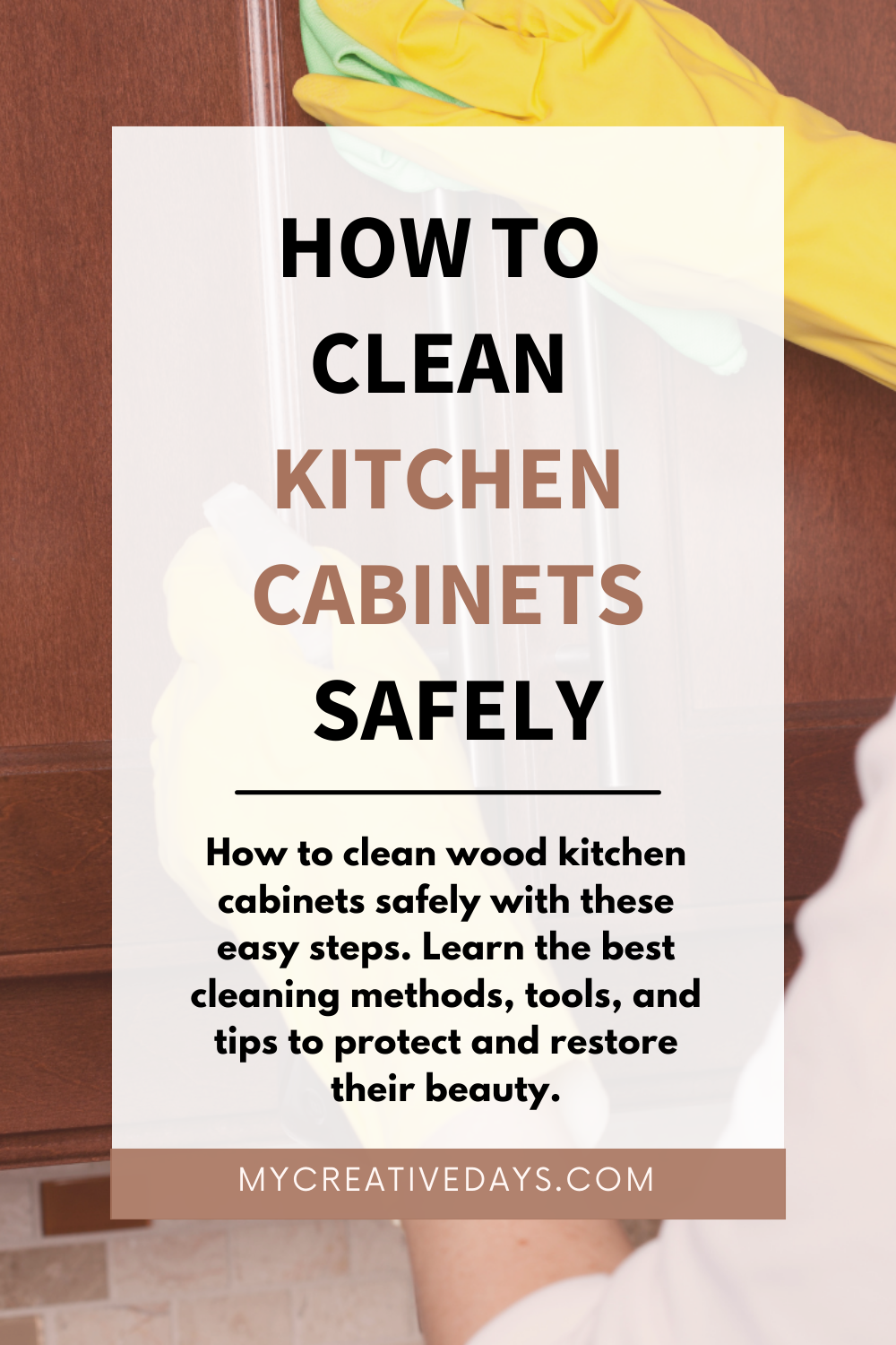 How to Clean Wood Kitchen Cabinets Safely