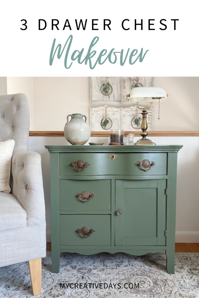 3 Drawer Chest Makeover: Follow this step-by-step guide to restore, repair, and transform a vintage 3 drawer chest into a stunning home decor piece.