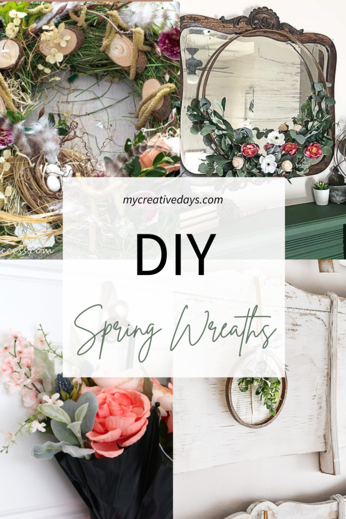 Create stunning DIY Spring Wreaths to refresh your home! Browse these easy, beautiful ideas and get inspired to craft the perfect seasonal wreath.