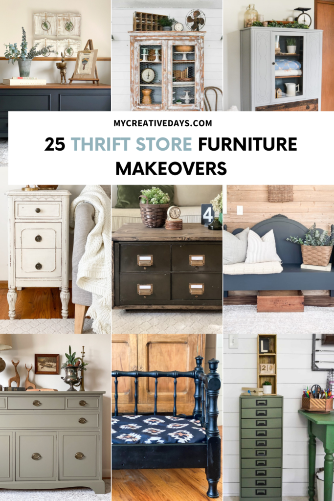 Thrift store furniture makeovers turn outdated pieces into stunning home decor. Get inspired by 25 budget-friendly transformations you can try today!