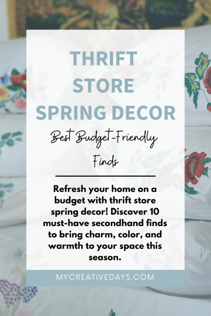 Refresh your home on a budget with thrift store spring decor! Discover 10 must-have secondhand finds to bring charm, color, and warmth to your space this season.